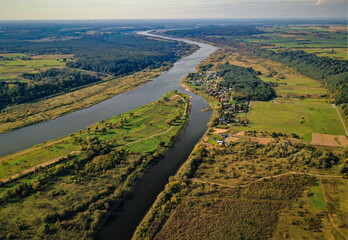 aerial view of landscape