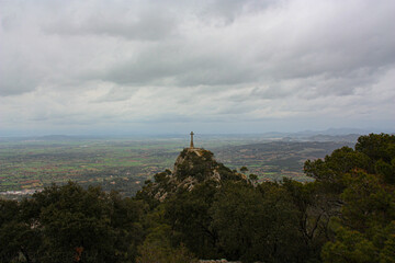 clouds over the mountains