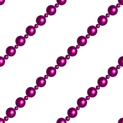 Beautiful watercolor drawing of bright beads. Closeup, no people, texture. Congratulations for loved ones, relatives, friends and colleagues