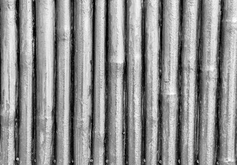 White painted Bamboo texture wall washed wood
