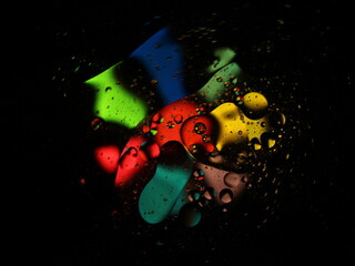 Funds different fluids abstract colors different rarities
