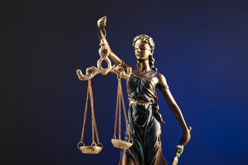 The Statue of Justice symbol