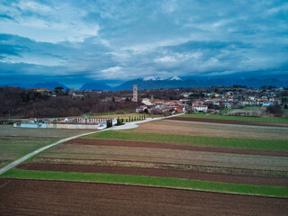 Geometries of nature and man. View from above.