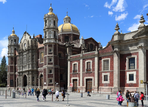 The Old Basilica Of Our Lady Of Guadalupe In Mexico City