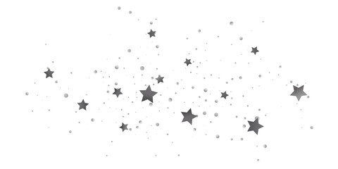 Silver glitter confetti.