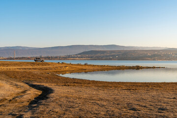 Tbilisi reservoir or The Tbilisi sea, landscape