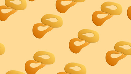 Seamless background with a pattern of onion rings
