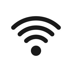 Wifi symbol for wireless internet concept vector icon
