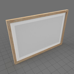 Wood photo frame