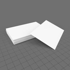 Stack of business cards