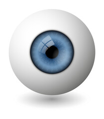 Vector eyeball in gradient style
