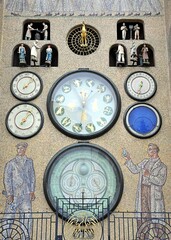 Fototapeta na wymiar Astronomical Clock, city Olomouc, Czech republic, Europe