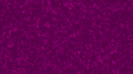 Bokeh bright purple dreamy background with shiny glowing circle which are approaching like champagne bubble. For celebrating winter Holidays and Valentines day concept as backdrop with copy space