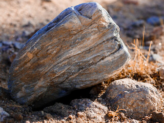 Fototapeta na wymiar stone in desert 