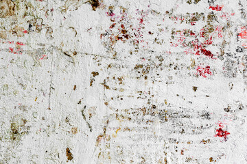 Texture of a concrete wall with cracks and scratches which can be used as a background