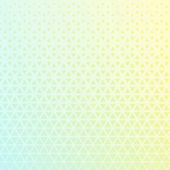 Abstract geometric wallpaper with light yellow-blue gradient. Vector pattern. Simple universal background for covers and templates.