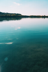 View of Banyoles Lake, in Gerona (Catalonia, Spain)