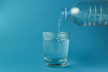 water pouring into glass