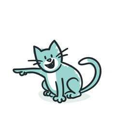 Blue Cat: index finger, left (No. 14)