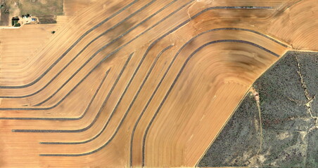 the expulsion of the different,  United States, abstract photography of relief drawings in  fields...