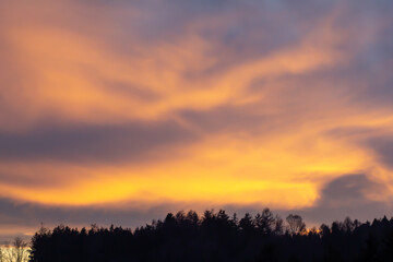 Fototapeta premium Abenddämmerung
