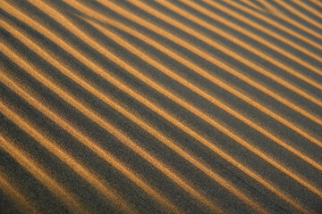texture of yellow sands in the desert