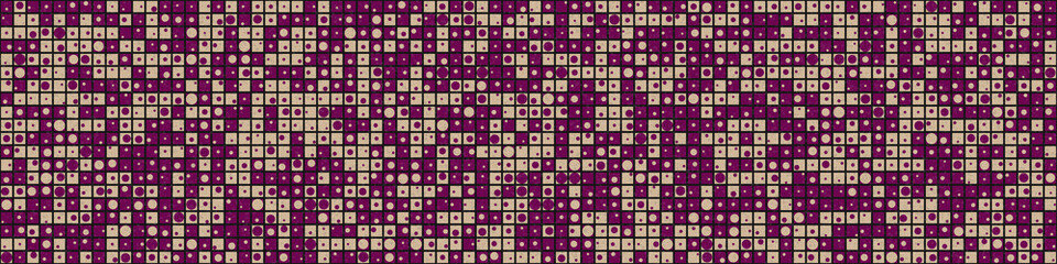 Abstract Geometric Pattern generative computational art illustration