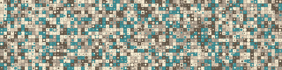 Abstract Geometric Pattern generative computational art illustration