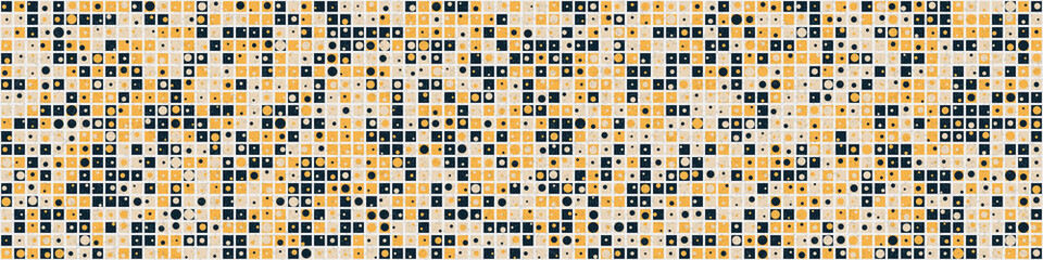 Abstract Geometric Pattern generative computational art illustration