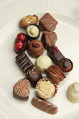 Decorated chocolates
