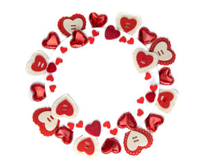 Valentine's day concept. Valentine's card, banners, postcards. Isolate. copyspace. Place for text