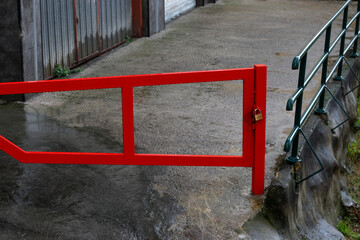 Barrier in a garage