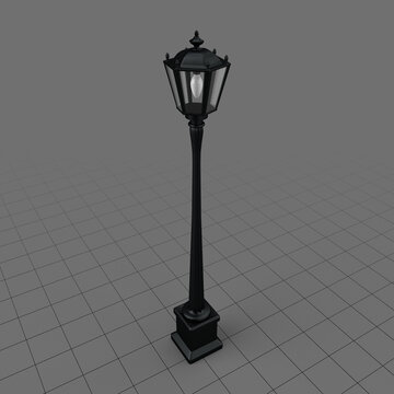 Garden lamp post