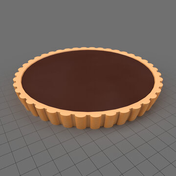 Chocolate tart pie