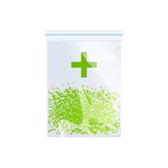 Marijuana Zip Lock Composition