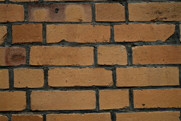 Hintergrund Mauerwerk gelber Backstein