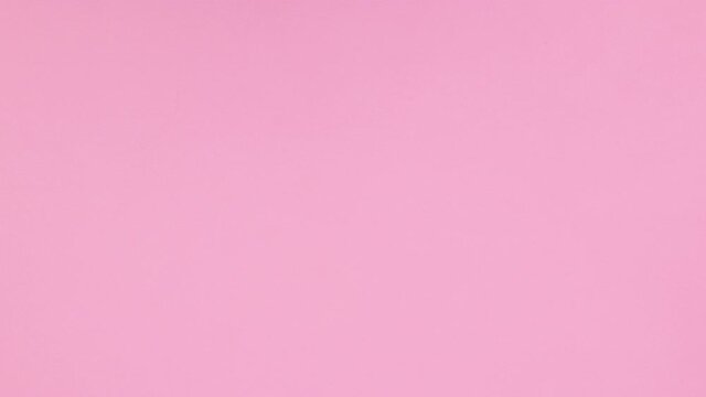 Hearts making frame for Valentine's day. Stop motion