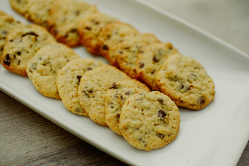 cookies on a plate