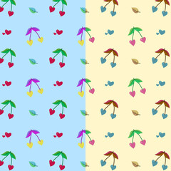 pattern with valentine bells