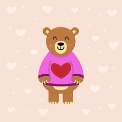 teddy bear with heart
