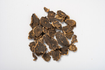 top view herb XuanShen or Scrophulariae Radix or Figwort Root