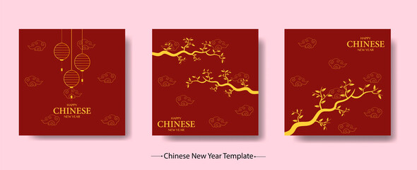 Happy Chinese New Year Template Bundle