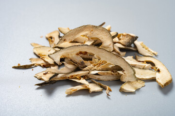 side view ZhiQiao or Aurantii Fructus or Submature Bitter Orange