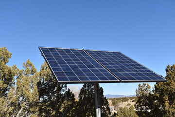 Free standing solar panels 
