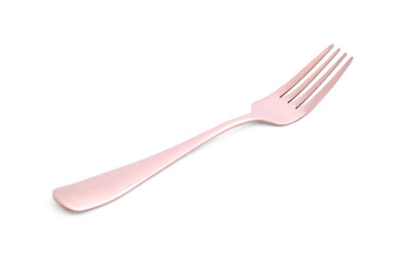 New clean shiny fork isolated on white