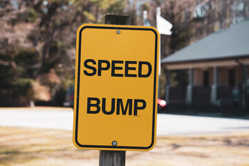 Speed Bump Sign