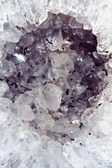 Beautiful crystal magic Agate gem stone iridescent natural geometric crystals.