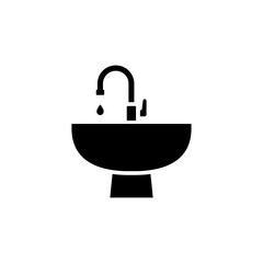 wash basin icon, vector, design trendy