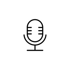 Microphone Icon vector for web site
