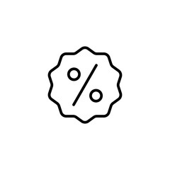 Discount percentage icon, Discount percentage symbol for your web site
